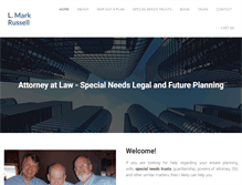 Tablet Screenshot of markrussellattorney.com